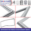 W10830162 Refrigerator French Door Gasket (Gray) for Whirlpool