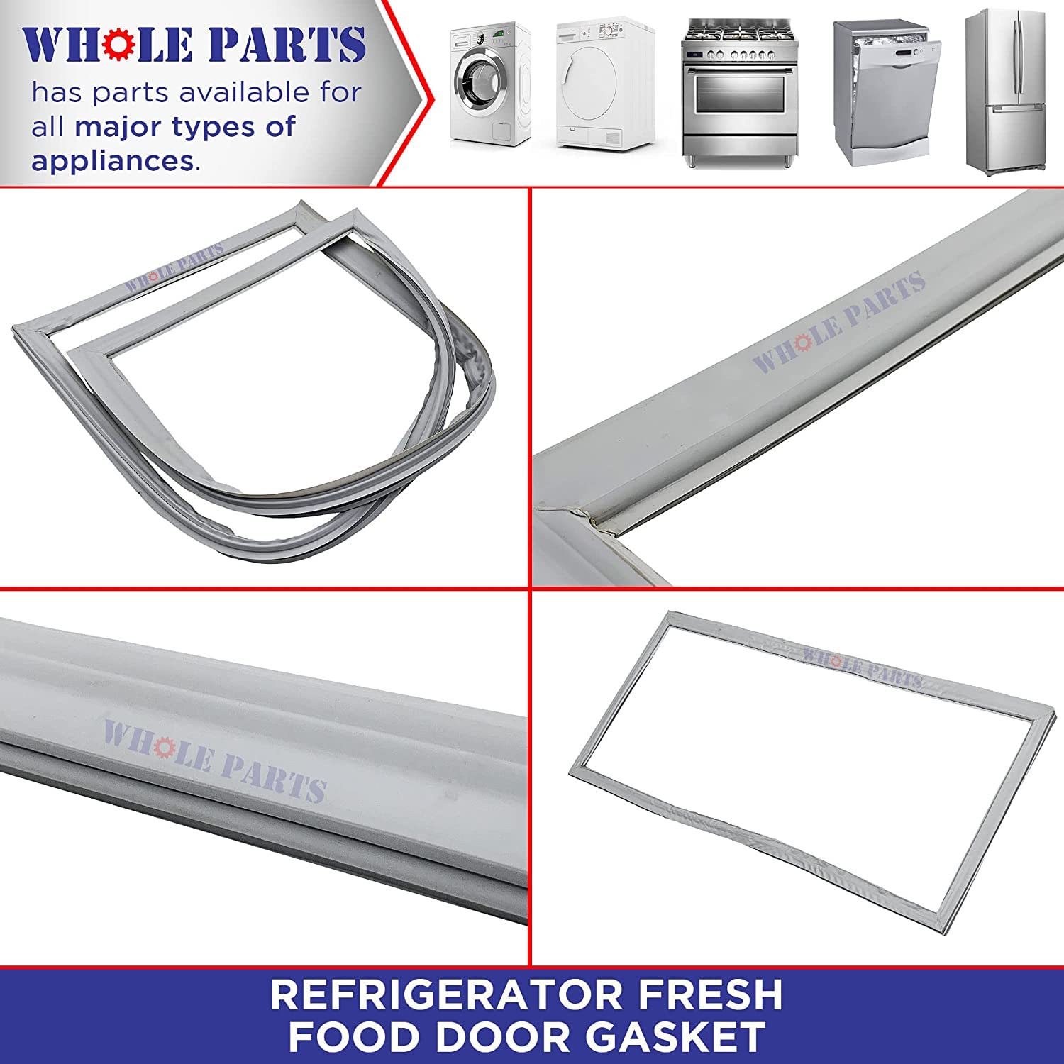 241778307 Refrigerator Fresh Food Door Gasket for Frigidaire