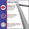 W10830055 Refrigerator French Door Gasket (Gray) for Whirlpool