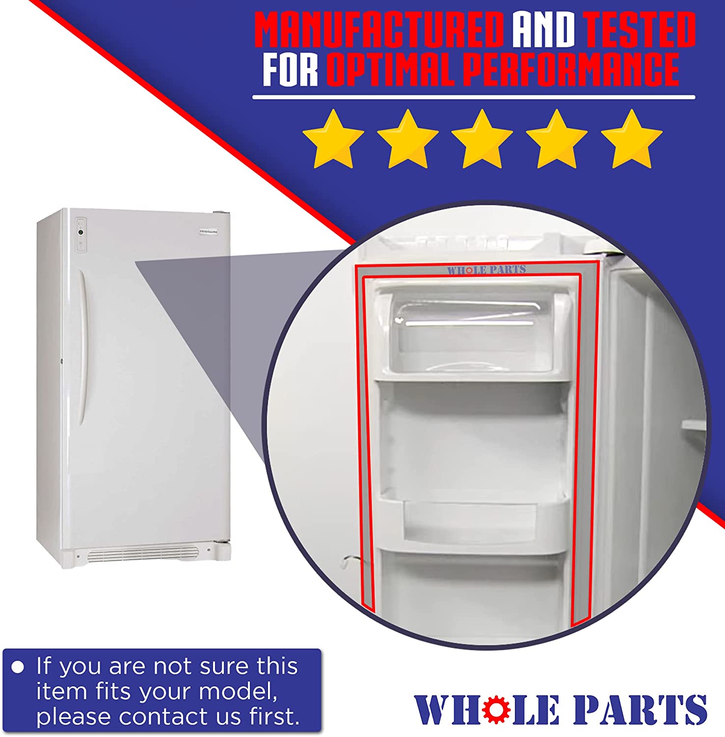 5304507200 Refrigerator Door Gasket (Approximate size:31