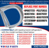 W10830162 Refrigerator French Door Gasket (Gray) for Whirlpool