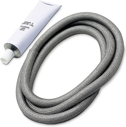 Whole Parts Dryer Door Seal Part# W10906683 - Replacement and Compatible with Some Crosley, Kenmore and Whirlpool Dryers