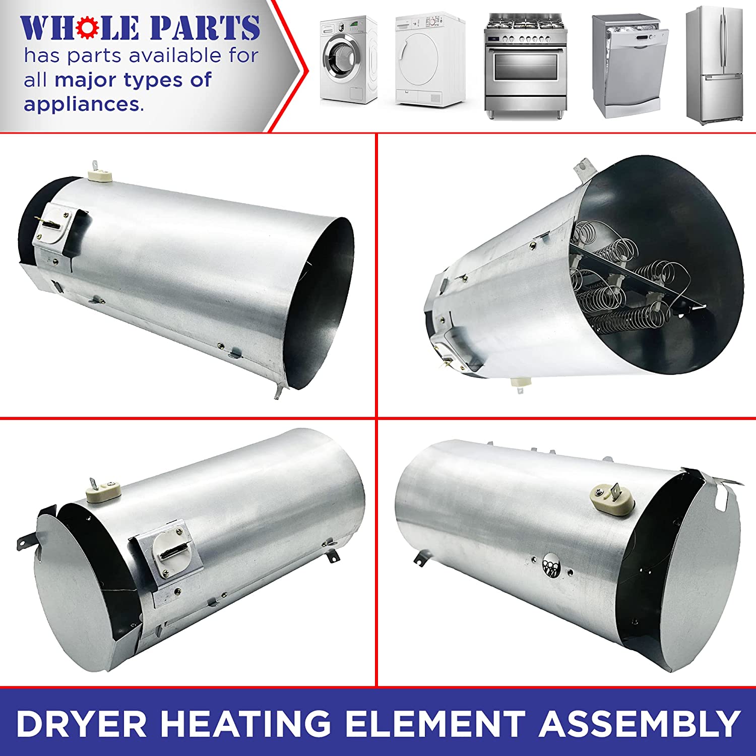 WP307178 Dryer Heating Element Assembly for Whirlpool