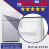 Whole Parts Refrigerator Freezer Door Gasket Seal (Magnetic Strip Inside, White), Part# WR24X10076 - Replacement & Compatible with Some GE and Hotpoint Refrigerators