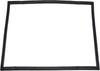 Whole Parts Refrigerator Freezer Door Seal Gasket (Magnetic Strip Inside, Black) Part# WP12550101Q - Replacement and Compatible with Some Amana, Whirlpool, Kitchen Aid and Kenmore Refrigerators