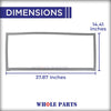 Whole Parts Refrigerator Door Seal Gasket (Dark Grey) Part# DA97-13915D - Replacement & Compatible with Some Samsung Refrigerators