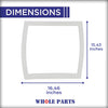 Whole Parts Refrigerator Door Seal Gasket Part# 1701187 - Replacement & Compatible with Some Delfield Refrigerators