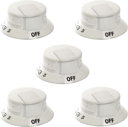 318569904 Cooktop Burner Control Knob (5 PCs) for Frigidaire