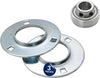 Upgraded Whole Parts Commercial Dryer Ball Bearing Assembly with Flange & Set Screws (5/8