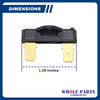 Whole Parts Upgraded Refrigeration Equipment Thermal Fuse Part#337-31075-00 Compatible with Select Traulsen Commercial Refrigeration and Other Food Service Equipments