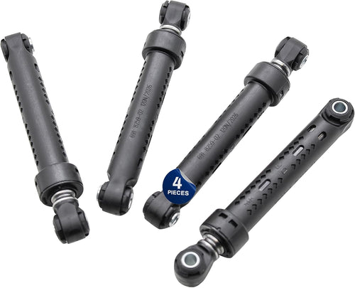 Upgraded Whole Parts Commercial Washer Shock Absorber Kit (4 PCs) Part# 472991308 - Replacement & Compatible with Some Electrolux/LaundryLux, Alliance-Als, Miele, Zanussi, Wascator Washing Machines