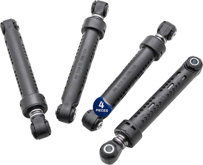 Upgraded Whole Parts Commercial Washer Shock Absorber Kit (4 PCs) Part# 472991308 - Replacement & Compatible with Some Electrolux/LaundryLux, Alliance-Als, Miele, Zanussi, Wascator Washing Machines