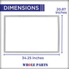 Upgraded Whole Parts Refrigerator Door Seal Gasket (Grey) Part# 038446-000 - Replacement & Compatible with Some Viking Refrigerators