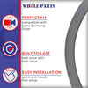 Whole Parts Dryer Door Gasket Seal (Gray) Part# DC62-00262A - Replacement & Compatible with Some Samsung Dryers