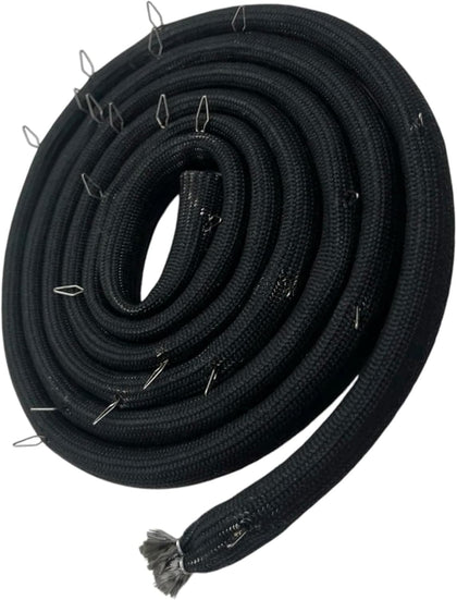 Whole Parts Range Oven Door Seal Gasket (Including 23 Mounting clips) Part# 00755053 - Replacement and Compatible with Some Thermador, Whirlpool and Bosch Ranges or Ovens