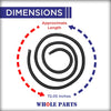 Upgraded Whole Parts Range Oven Door Seal Gasket (20 Mounting Clips) Part# W11542153 - Replacement & Compatible with Some Whirlpool, Maytag, Crosley, Kenmore, Amana, Magic Chef and Roper Ovens