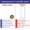Whole Parts Refrigerator Freezer Door Gasket Seal (Magnetic Strip Inside, 42”, SxS, White), Part# PB070292 (PB970175) - Replacement & Compatible with Some Viking Refrigerators