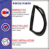 W10436253 Refrigerator French Door Seal Gasket Assembly, Black Color