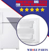 Whole Parts White Refrigerator Freezer Door Seal Gasket (Magnetic Strip Inside), Part# WR14X27230 - Replacement and Compatible with Some GE and Hotpoint Refrigerators