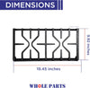 Whole Parts Range Side Burner Grate Part# WB31X27151 - Replacement & Compatible with Some GE and Hotpoint Ranges