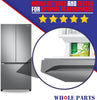 Whole Parts Refrigerator Freezer Door Seal Gasket (Magnetic Strip Inside, Gray) Part# DA97-16990A - Replacement and Compatible with Some Samsung Refrigerators