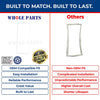 Whole Parts Upgraded Refrigerator Door Gasket (White) Part# WR24X10205 Compatible with Select GE Refrigerators