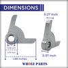 Whole Parts Refrigerator Bushing, Door Stop, Hinge Cam, Part# 044372-000 - Replacement & Compatible with Some Viking Refrigerators