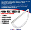 Upgraded Whole Parts Refrigerator Door Seal Gasket (White) Part# ADX73550625 - Replacement & Compatible with Some LG and Kenmore Refrigerators