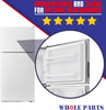Whole Parts Refrigerator Freezer Door Seal Gasket (White) Part# WP12550110Q - Replacement & Compatible with Some Amana, Caloric and Kenmore Refrigerators