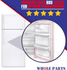 Upgraded Whole Parts Refrigerator Fresh Food Door Gasket (White) Part# WR14X27231 - Replacement & Compatible with Some GE and Hotpoint Refrigerators