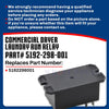 Whole Parts Upgraded Dryer Laundry Run Relay 110V/120V, Part# 5192-298-001 Compatible with Select Dexter Commercial Dryers