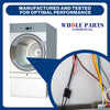 Whole Parts Commercial Dryer Magnetic Reed Switch Part# 487027449 - Replacement & Compatible with Some Wascomat and Electrolux Dryers