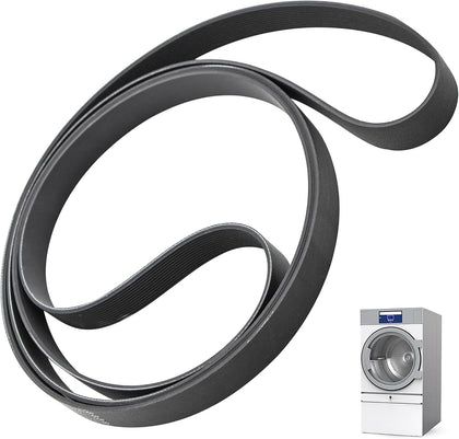 Upgraded Whole Parts Commercial Dryer Drum Drive Belt Part# 490364701 - Replacement & Compatible with Some Wascomat Dryers