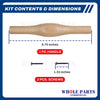 Upgraded Whole Parts Pizza Oven Door Handle Kit Part# 71884 - Replacement & Compatible with Some Marsal & Sons and Blodgett Pizza Ovens