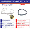 Whole Parts Refrigerator French Door Seal Gasket, Single Piece, Part# DA97-05253B - Replacement & Compatible with Some Samsung Refrigerators