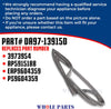 Whole Parts Refrigerator Door Seal Gasket (Dark Grey) Part# DA97-13915D - Replacement & Compatible with Some Samsung Refrigerators