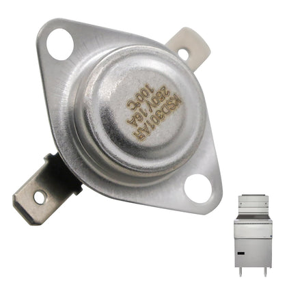 Whole Parts Upgraded Fryer Manual Reset Thermostat, Hi Limit Part# 60147801  Compatible with Select Pitco Fryers