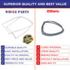 Whole Parts Refrigerator Freezer Door Seal Gasket, Single Piece, Part# 2188434A - Replacement & Compatible with Some Kitchen Aid, Estate, Roper, Kenmore and Whirlpool Refrigerators