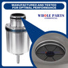 Whole Parts Disposer Splash Guard Baffle Part# 2357A - Replacement and Compatible with Some Salvajor Disposers