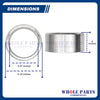 Commercial Washer Sleeve SS Shaft Seal C60 2.0 Part# F8312009P - Replacement & Compatible with Some Speed Queen Washing Machines