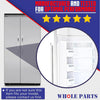 Whole Parts Refrigerator Freezer Door Gasket Seal (Magnetic Strip Inside, 42”, SxS, White), Part# PB070291 (PB970184) - Replacement & Compatible with Some Viking Refrigerators