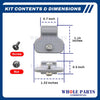 Upgraded Whole Parts Blender/Mixer Bowl Guard Cage Holder Part# 00-937160 - Replacement & Compatible with Hobart HL200 / HL120