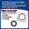 Dryer Trunnion Bearing & Housing Assy Part# 430260P - Replacement & Compatible with Some Huebsch and Speed Queen Dryers