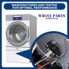 Upgraded Whole Parts Commercial Dryer Safety Thermostat Manual Reset 90C Limit Switch Part# 487231784 - Replacement & Compatible with Some Wascomat and Electrolux Professional Dryers