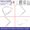 DA97-12522J Refrigerator French Door Seal Gasket Assembly, Gray Color, for Samsung