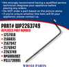 Upgraded Whole Parts Defrost Heater Assembly Part# WP2263749 - Replacement & Compatible with Some Whirlpool, Maytag, Amana, Crosley, Estate, Magic Chef, Roper, Inglis, Kenmore, Ikea Refrigerators