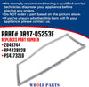 Whole Parts Gray Refrigerator French Door Seal Gasket (Magnetic Strip Inside), Part# DA97-05253E - Replacement and Compatible with Some Samsung Refrigerators