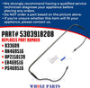 Upgraded Whole Parts Refrigerator Defrost Heater Part# 5303918208 - Replacement & Compatible with Some Crosley, Frigidaire, Kenmore, White Westinghouse Refrigerators