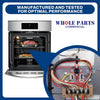 Upgraded Whole Parts Range Oven High Limit Switch Part# WB24X46906 - Replacement & Compatible with Some GE Ranges or Ovens