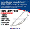 Whole Parts Upgraded Grey Refrigerator Door Gasket Part# 5304523138 | Compatible with Select Frigidaire Refrigerators